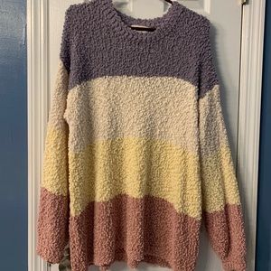 Vanilla Bay color block sweater